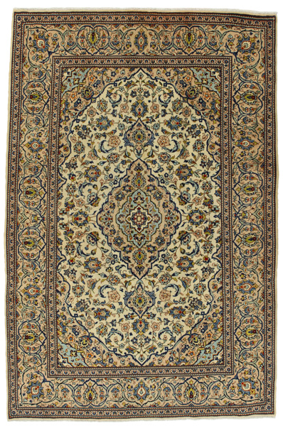 Kashan Persian Carpet 300x196