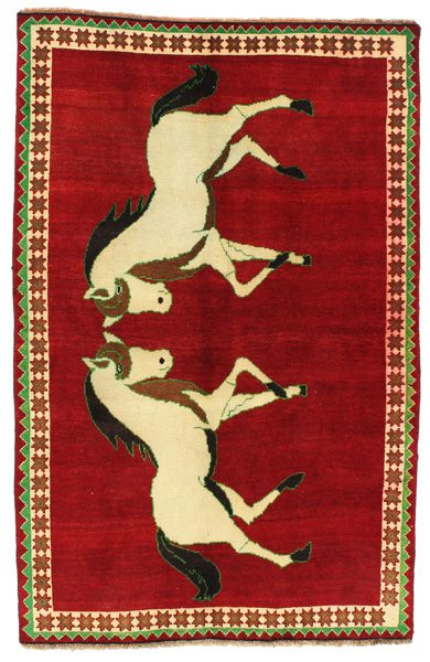 Gabbeh - Qashqai Persian Carpet 185x120