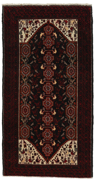 Baluch Persian Carpet 178x93