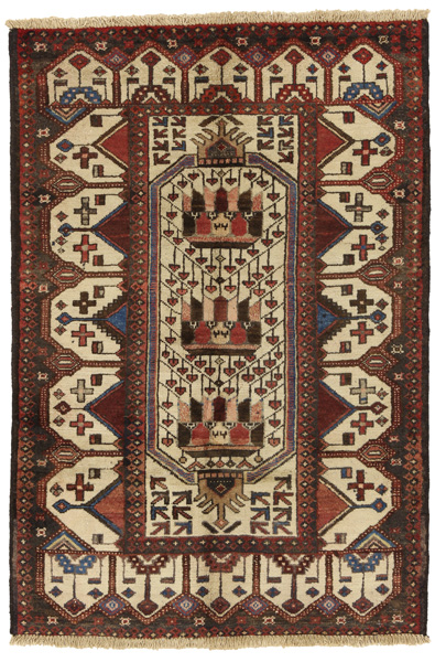 Afshar - Sirjan Persian Carpet 145x100