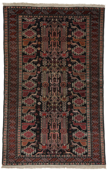 Baluch - Turkaman Persian Carpet 136x100