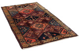 Bakhtiari Persian Carpet 237x125 - Picture 1