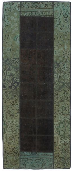 Patchwork Persian Carpet 200x82
