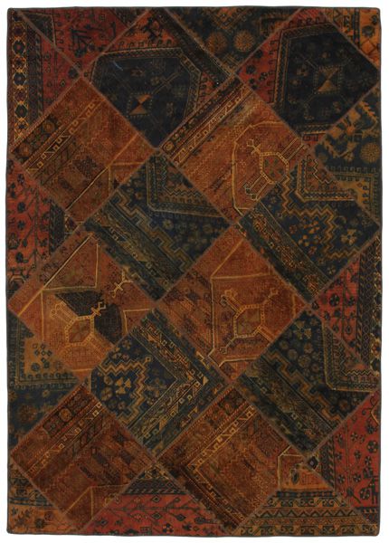Patchwork Persian Carpet 245x175