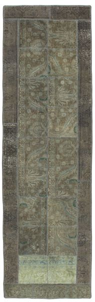 Patchwork Persian Carpet 305x93
