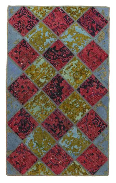 Vintage - Patchwork Persian Carpet 225x125