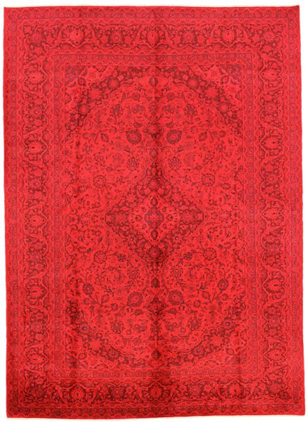Vintage - Kashan Persian Carpet 405x285