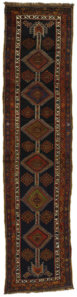 Qashqai - Antique Persian Carpet 405x99