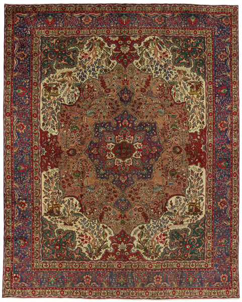 Tabriz - Mashad Persian Carpet 390x301