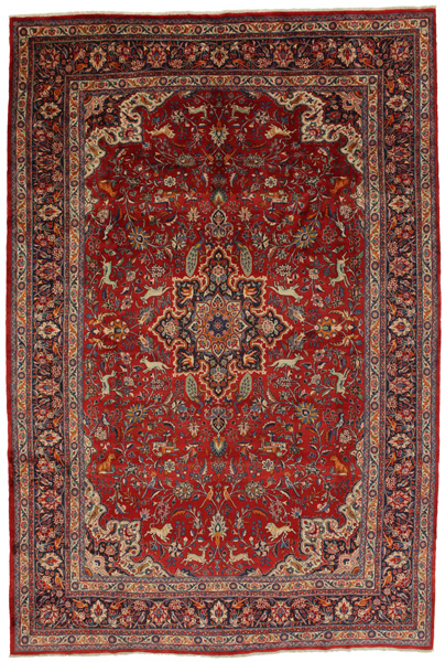 Bijar - Kurdi Persian Carpet 387x257