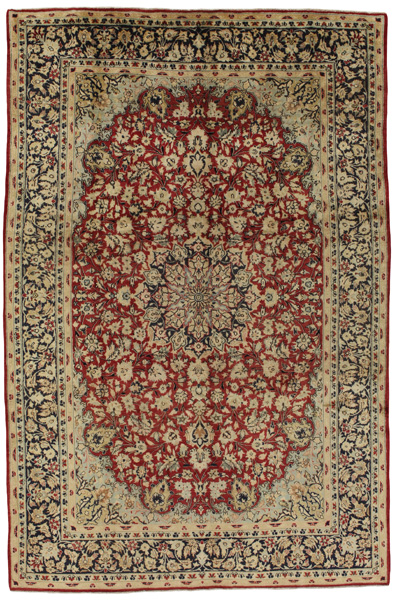Isfahan - Sarouk Persian Carpet 313x207