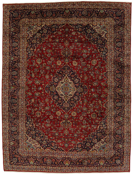 Kashan Persian Carpet 398x296