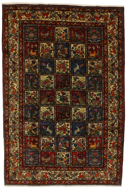 Bakhtiari Persian Carpet 303x202