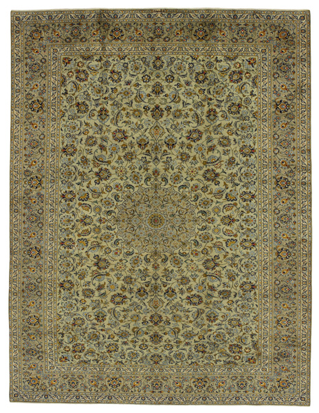 Kashan Persian Carpet 393x300