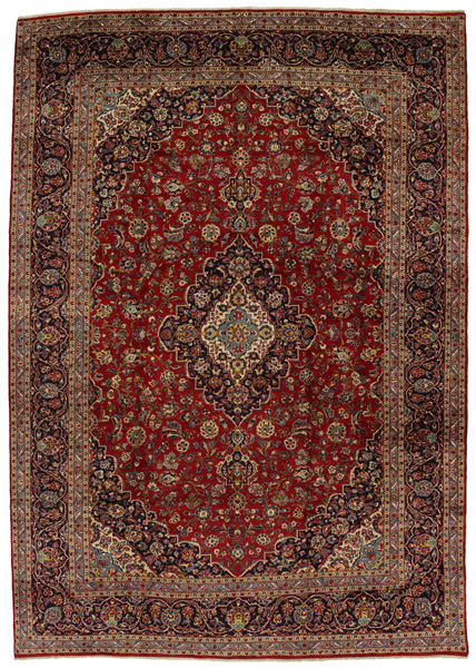Kashan Persian Carpet 412x296