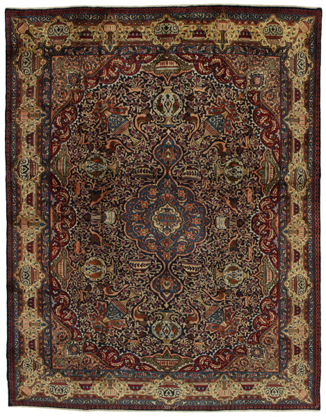 Kashmar - old Persian Carpet 392x292