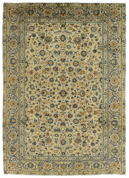 Kashan Persian Carpet 383x278