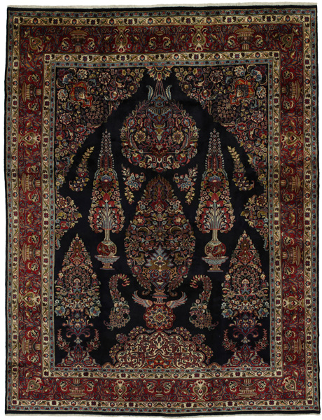 Kerman - Lavar Persian Carpet 386x294