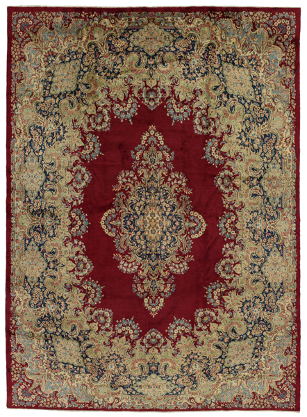 Kerman - Lavar Persian Carpet 377x278