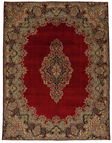 Kerman - Lavar Persian Carpet 395x301