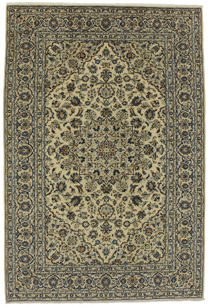 Kashan Persian Carpet 296x200