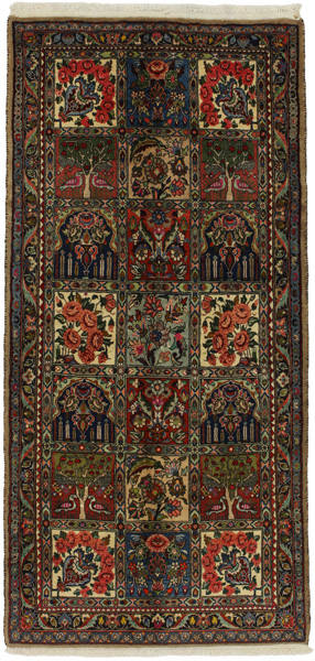 Bakhtiari Persian Carpet 223x107