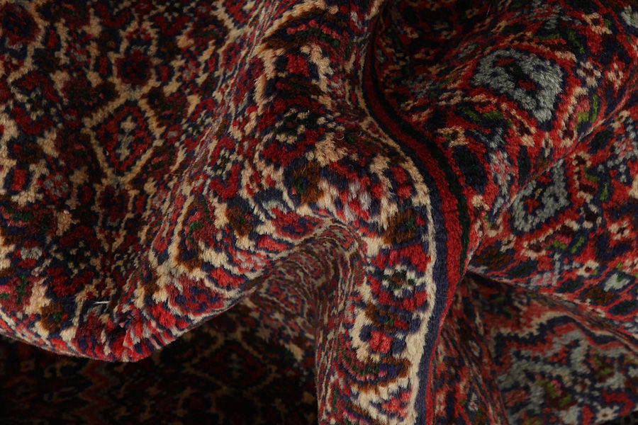 Senneh - Kurdi Persian Carpet 358x252 - Picture 6
