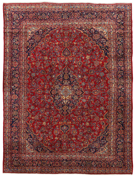 Kashan Persian Carpet 379x285