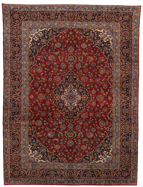 Kashan Persian Carpet 389x294