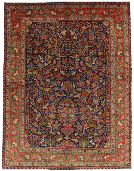 Kerman - Lavar Persian Carpet 377x284