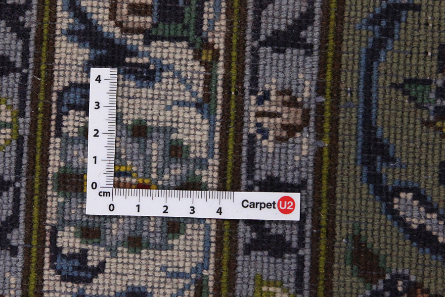 Kashan Persian Carpet 404x307 - Picture 3