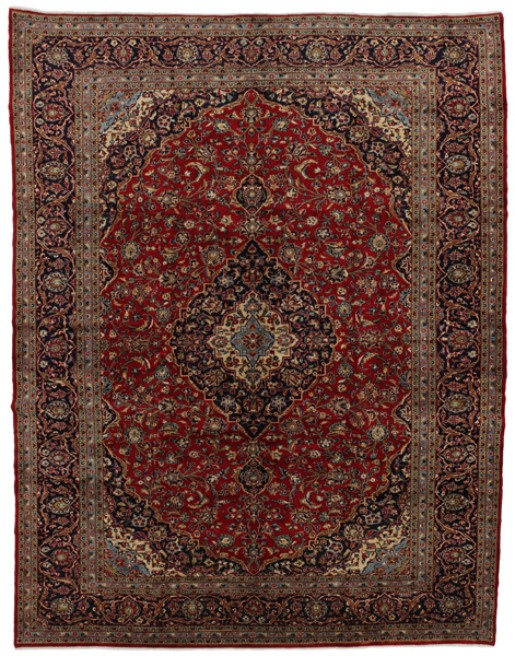 Kashan Persian Carpet 383x300