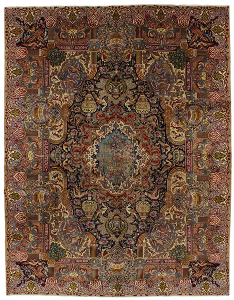 Kashmar - old Persian Carpet 393x306