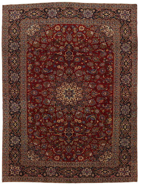 Kashan Persian Carpet 386x294