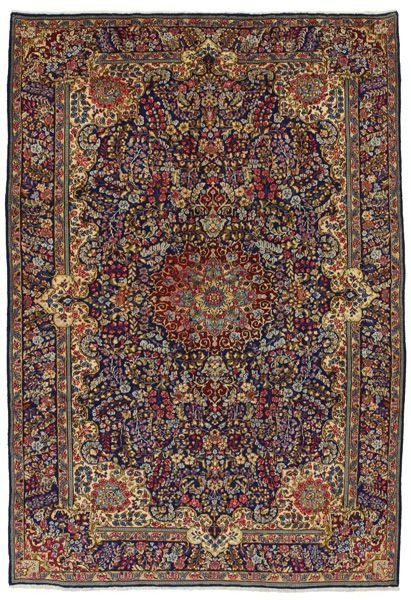 Kerman - Lavar Persian Carpet 306x206