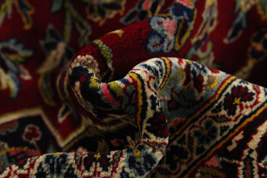 Kashan Persian Carpet 401x301 - Picture 6