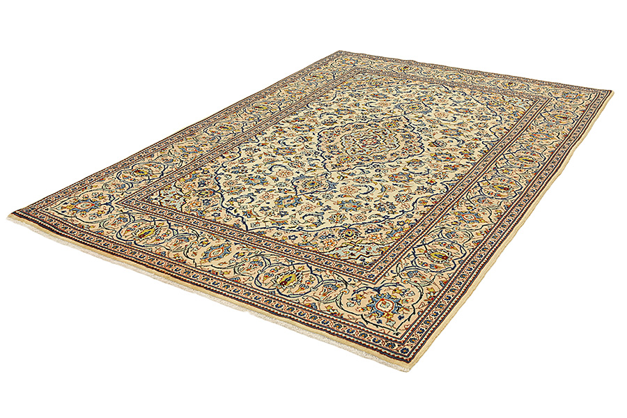 Kashan Persian Carpet 300x196 - Picture 2