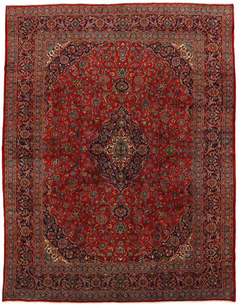 Kashan Persian Carpet 382x294