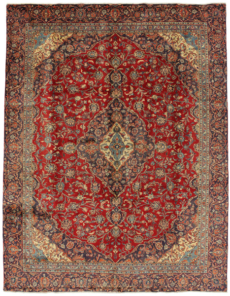 Kashan Persian Carpet 344x266