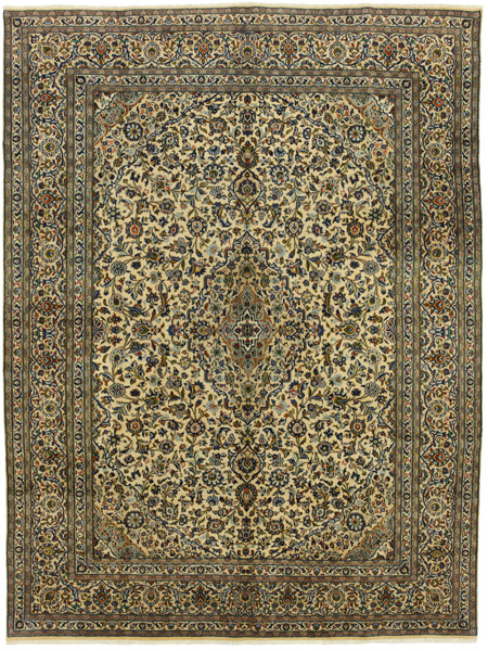 Kashan Persian Carpet 394x298