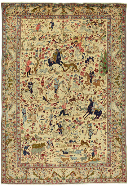 Isfahan Persian Carpet 377x262
