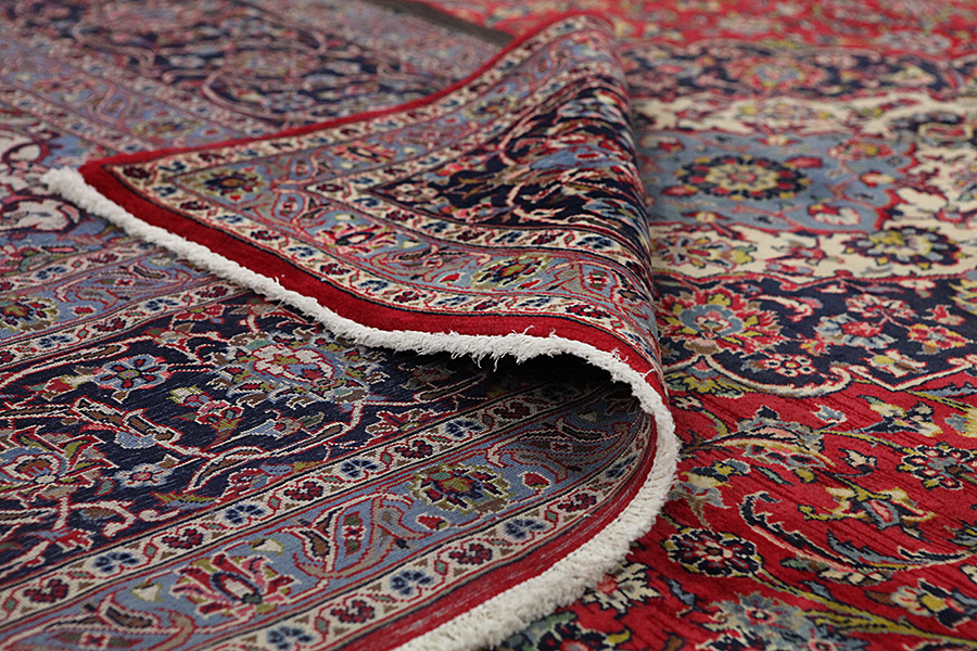 Kashan Persian Carpet 406x308 - Picture 4