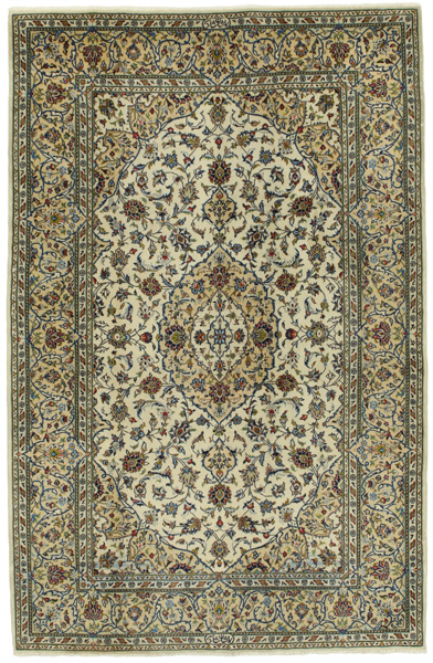 Kashan Persian Carpet 219x141