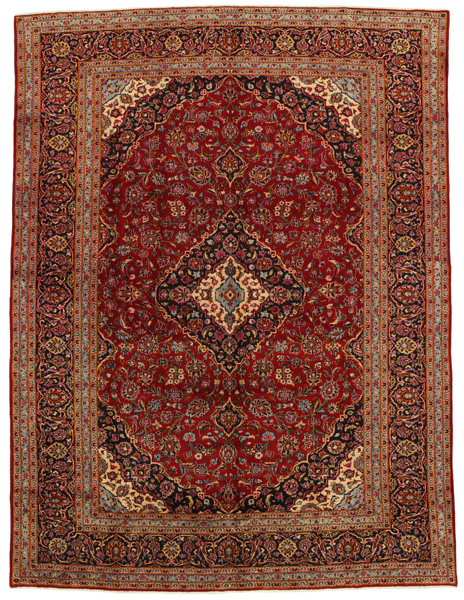 Kashan Persian Carpet 407x301