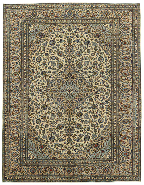 Kashan Persian Carpet 396x300