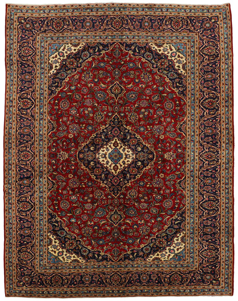 Kashan Persian Carpet 395x299