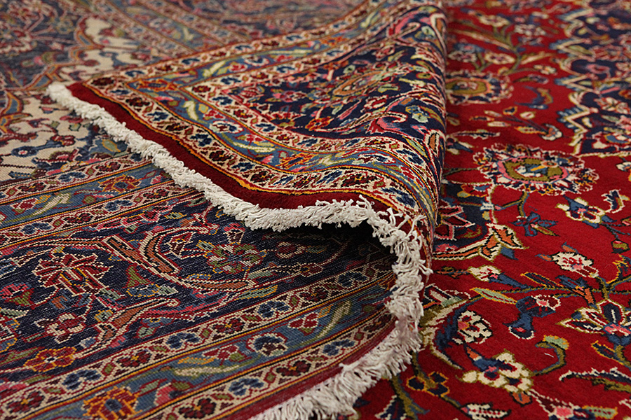 Kashan Persian Carpet 405x305 - Picture 4