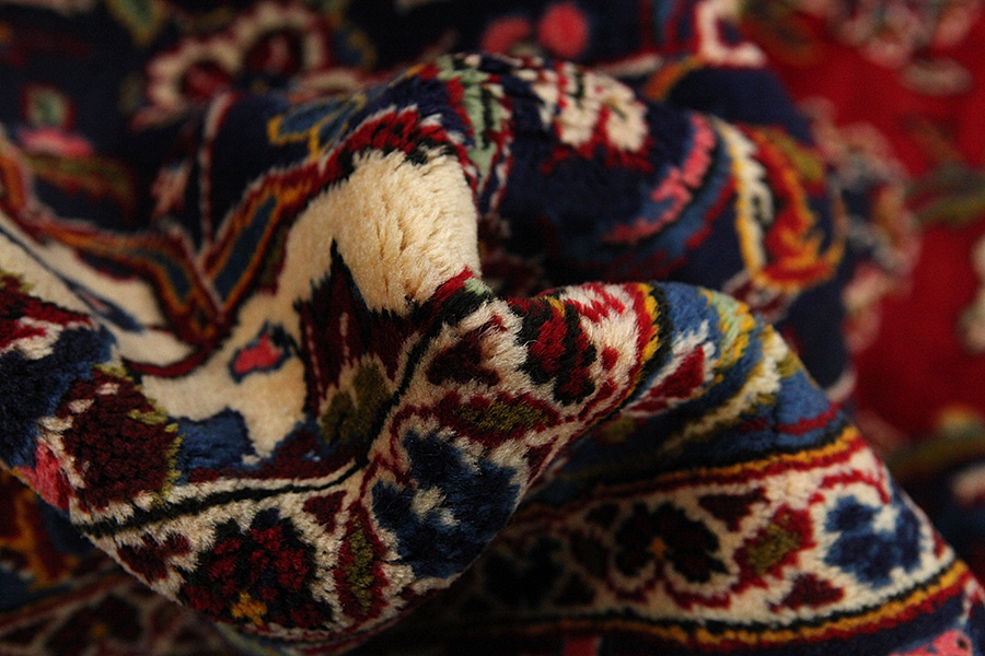 Kashan Persian Carpet 405x305 - Picture 6