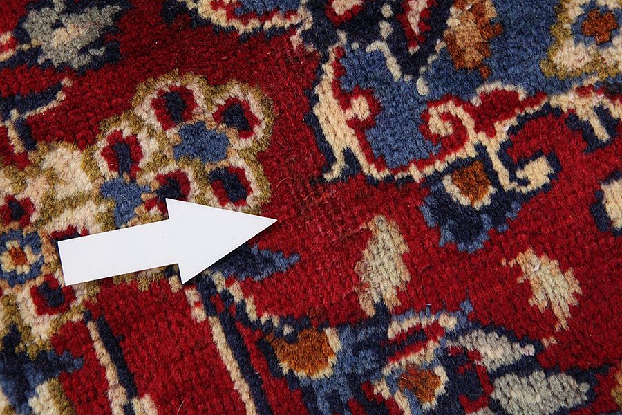 Isfahan - old Persian Carpet 397x295 - Picture 9