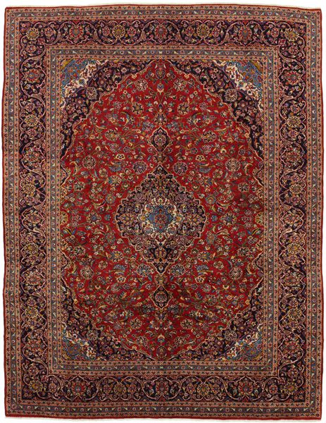 Kashan Persian Carpet 395x302